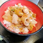 名代富士そば - ミニ旨辛豚丼