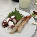 ゆたか食堂 - たこぶつと赤えび