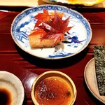 銀座 しのはら - 鮃　鰆の松前漬け