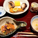 銀座 しのはら - 取り分けるとこんな感じ