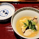 銀座 しのはら - クエと伊勢海老キノコ