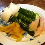 田吾作 - お新香セット