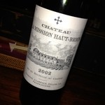 ワッシーズダイニングスープル - Chateau La Mission Haut-Brion, Pessac-Leognan 2002 （'12.2）