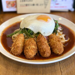 助宗食堂 - ・カキスパ (カキフライ4ケ) 1,100円/税込
・ポパイ 330円/税込
・目玉焼き 55円/税込
・スパイシーソース 55円/税込