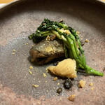 鰻はし本 - 子持ち鮎とクレソン