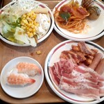 すたみな太郎 - オール食べ放題(1430円也) 野菜からがセオリー♪