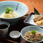 酒菜とうどん 飩燗 - うどん天ぷら御膳