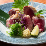 酒菜とうどん 飩燗 - 紀州鴨タタキ