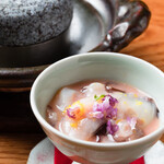 酒菜とうどん 飩燗 - 蛸の酒盗の石焼