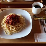 カフェ 金澤園 - ミートスパゲティ(ドリンク付き)