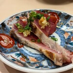 鮨みやもと - 藁炙りカツオ