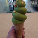 門出ソフト - プレミアム煎茶ソフト MANDARA/Wa特濃 コーン あられトッピング