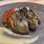 Osteria La Mandragola - 料理写真:「牡蠣と金時人参のコンフィ」600円　2021/11/12