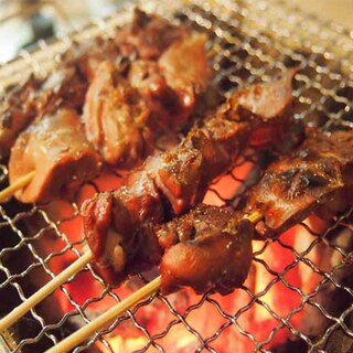 Our proud Yakitori (grilled chicken skewers)! !