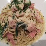 ボーノ - サービスランチ  ホウレン草とベーコンのペペロンチーノ