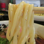 中華ソバ モンタナ - 納豆ざるソバ/麺リフト
