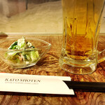 加藤商店 - お通し ビール