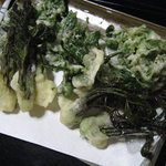 山びこ - 山菜の天ぷら