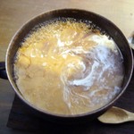 カイドウコーヒー焙煎所 - ミルクを入れると・・