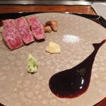 鉄板焼き いわ倉 - 牛ステーキ