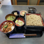 Soba Shubou Hanawa - R3.11再　本日のランチ　ミニカルビ丼・せいろ