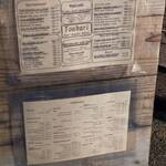 ト灯 - 入口付近のメニュー１
