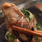 ト灯 - 牡蠣に会う九条ねぎと一緒に頂きます！