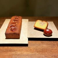 栗のケーキ