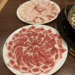 Shimabuta Shabu Shabu Aguya - しゃぶしゃぶ２人前　バラ、ロース