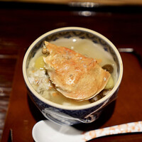 京味 もと井 - せいこ蟹　銀杏　むかご　飯蒸し