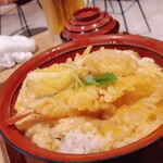 ごはん処 お和んや - 入館料セットの天とじ丼