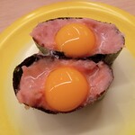 すし江戸 - うずら鉄火