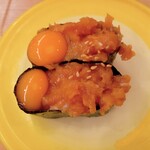 すし江戸 - サーモンユッケ