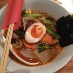 焼肉ハウス大滝 - カルビクッパのスープでラーメンを！（小サイズ）