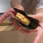 鮨 なかや - 青森産天然帆立貝磯辺焼