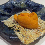 鮨 なかや - 馬糞雲丹、たたみいわし