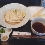 麺一滴 - ざるうどんと、海老天ぷら