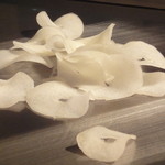 佐賀牛 季楽 銀座  - でっかいにんにくスライス