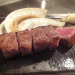 佐賀牛 季楽 銀座  - ロース焼き上がり