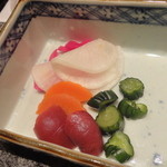 佐賀牛 季楽 銀座  - お新香