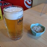 大源 - 料理写真:生ビール（中）