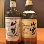 もっちゃん家 - 竹鶴 17年 & 山崎 12年