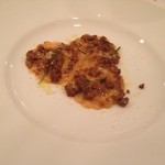Convivio - ★7　栗のラヴィオリ　蝦夷鹿のラグー
