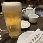 Nanshou Mantouten - ランチビール解禁してしまいました　ジョッキが完璧綺麗じゃなかったのが残念