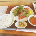 盛 - マグロのカルパッチョ定食