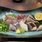 佳酒旬肴 のすけ - 刺身盛り合わせ