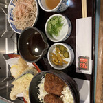 めん房つるつる - ソースカツ丼＆天ぷら越前そば