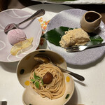 Tamatsukuri Gurando Hoteru Chouseikaku - デザートは３種でしたが、食べきれませんでした