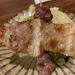 Yakitori Kushigen - 150日圓的豬肉五花肉份量相對較大