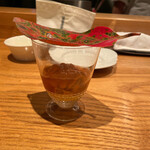 やまぐち - 北海道産雲丹　ごろごろの柿　大原人参のピューレ　干し貝柱の出汁ゼリー